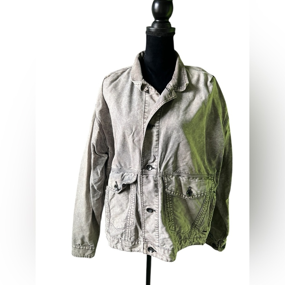Urban Outfitters BDG Brown Distressed Grunge‎ Denim Chorecoat Large